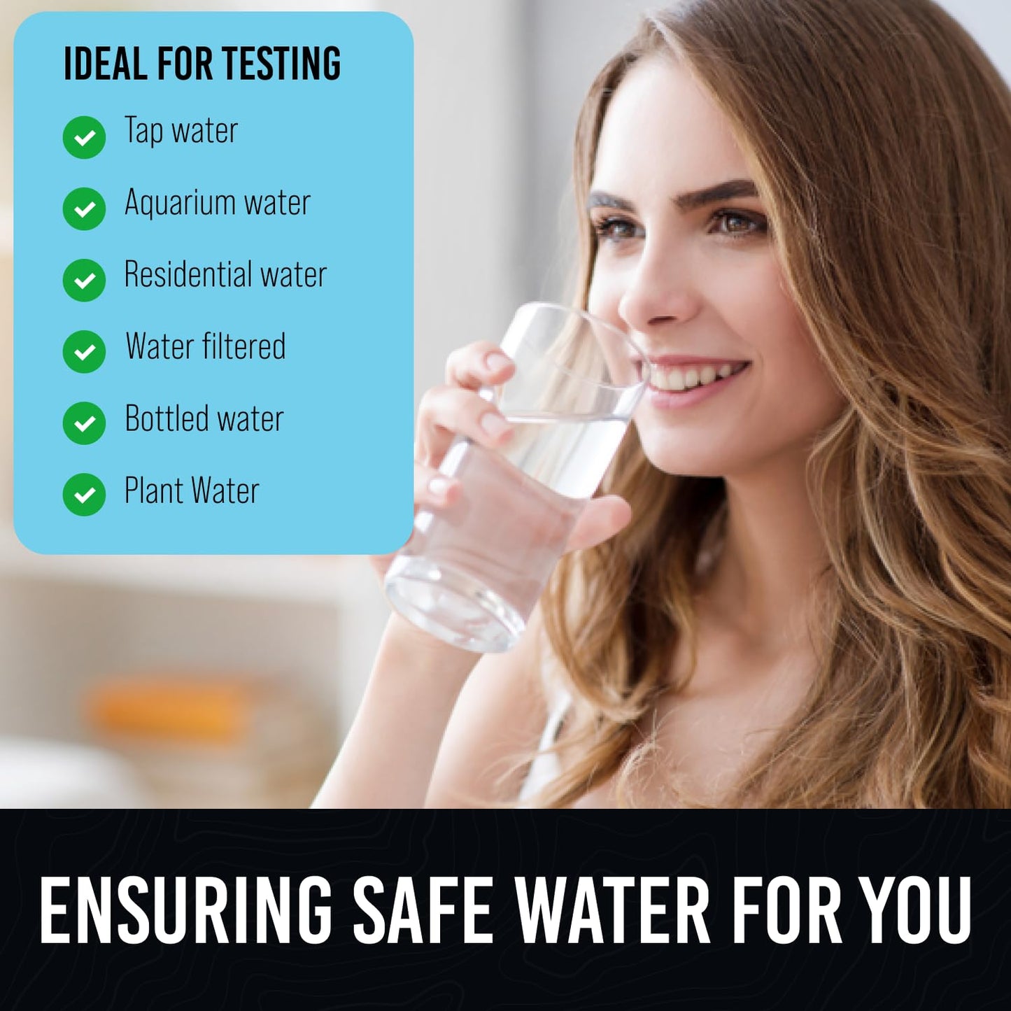 TDS Meter Digital Water Tester - Accurate Water Tester for Drinking Water | 0-9990 PPM Meter - 1s Water Quality Tester - TDS Water Tester for Hydroponics, Household Drinking, and Aquarium