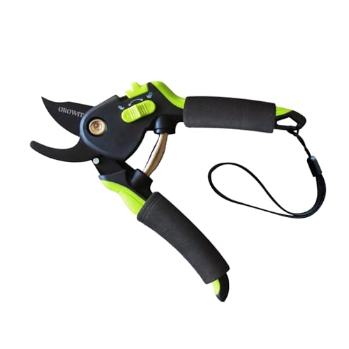Ultra Sharp Pruning Shears Hedge Clipper – Cuts 3X Easier, Dual-Size Opening, Weak Hand Arthritis Clippers, Rust-Resistant Pruner, Effortlessly Cuts